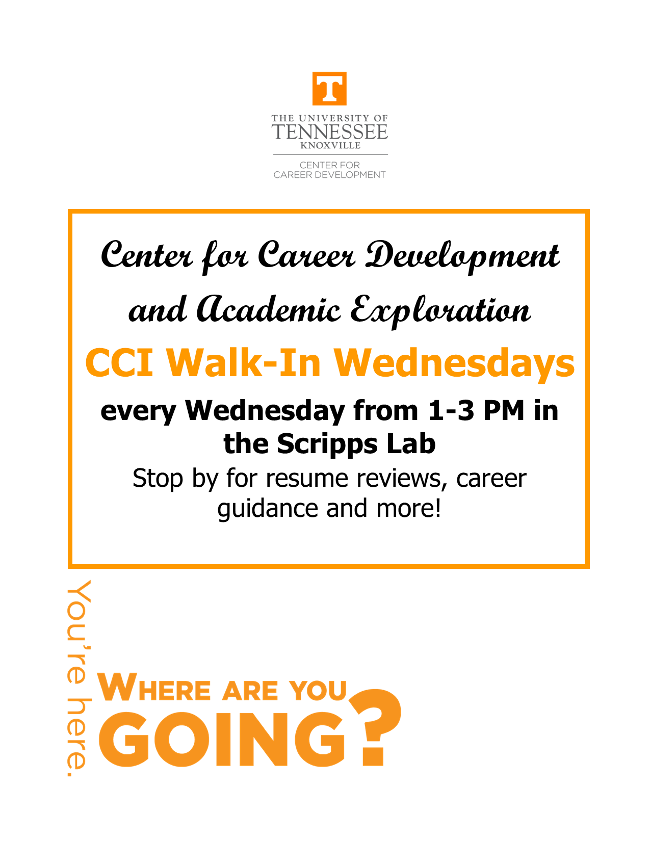 Career Services Drop In Hours