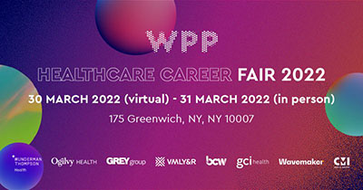 Click the link below to register for the WPP Healthcare Virtual Career Fair