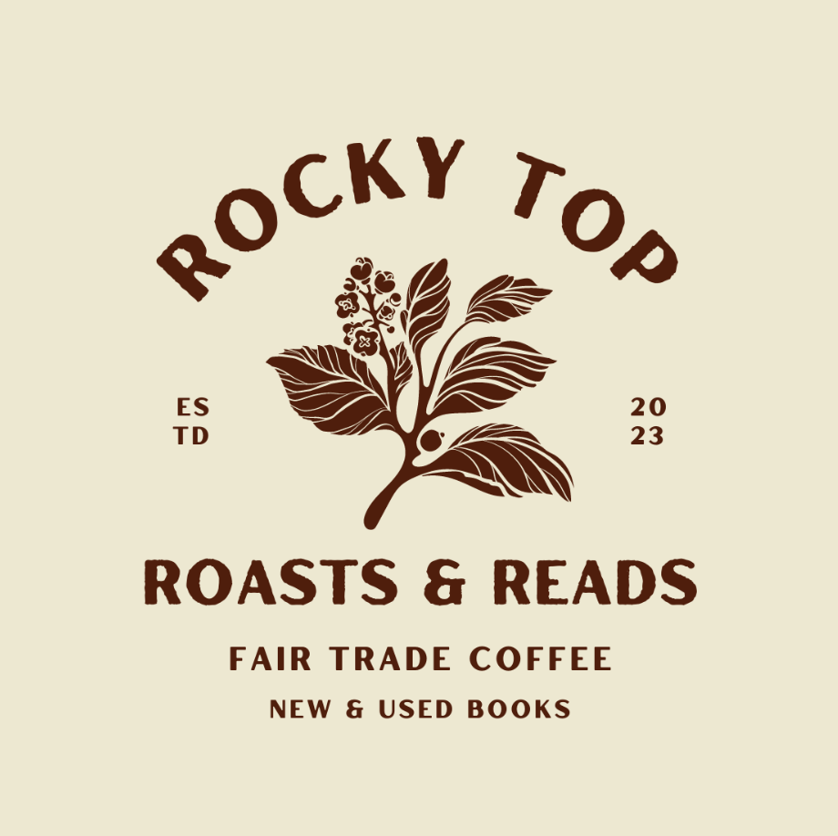 Rocky Top Roasts and Reads logo.